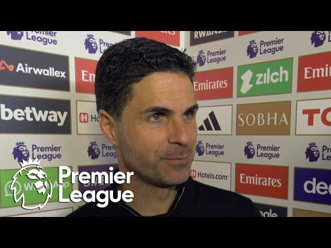 Mikel Arteta reacts to Arsenal’s ‘massive win’ against Burnley | Premier League | NBC Sports