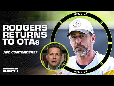 Can Aaron Rodgers lead the Steelers to the playoffs? 🤔 | NFL Live
