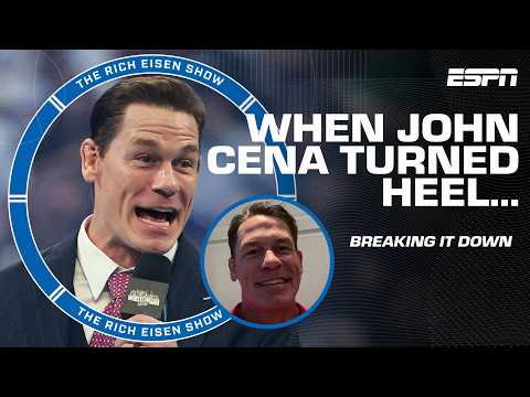 John Cena says he ‘never backed down from a challenge’ when TURNING HEEL 🔥 | The Rich Eisen Show