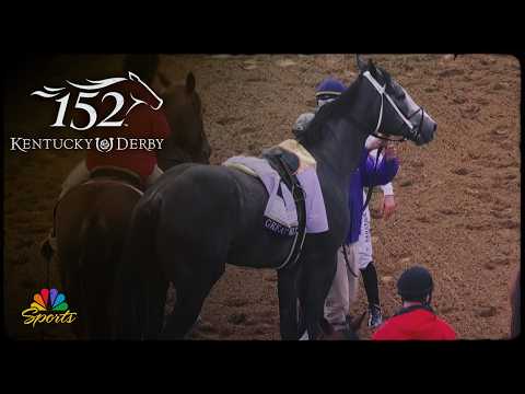 Great White scratches late from the Kentucky Derby after falling | NBC Sports