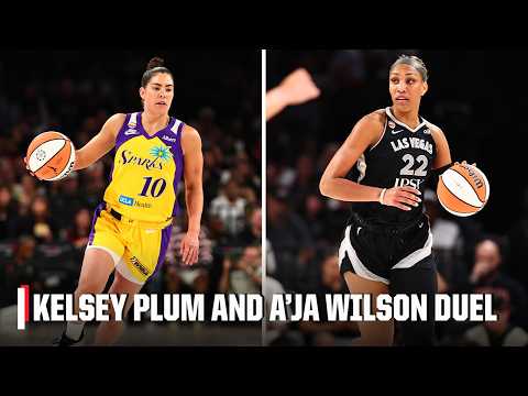 KELSEY PLUM AND A’JA WILSON DUEL IN THRILLER 🔥 | WNBA on ESPN