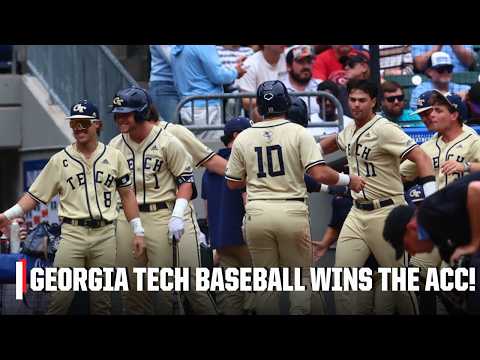 ACC TOURNAMENT CHAMPIONS 🏆 Georgia Tech defeats North Carolina for the title | ESPN College Baseball