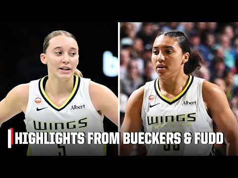 PAIGE BUECKERS & AZZI FUDD DAZZLE 🤩 Combine for 48 PTS in Wings’ BIG WIN | WNBA ESPN