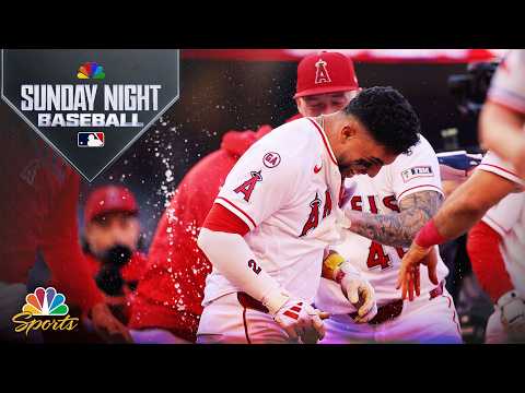 Angels gain ‘momentum’ after sweeping Rangers with walk-off win | Sunday Night Baseball | MLB on NBC