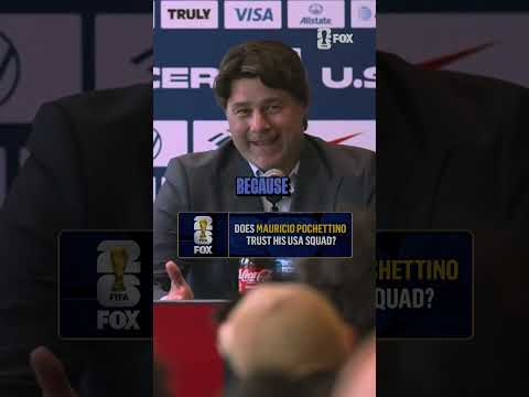 Mauricio Pochettino on the trust he has for his players selected to the #USMNT