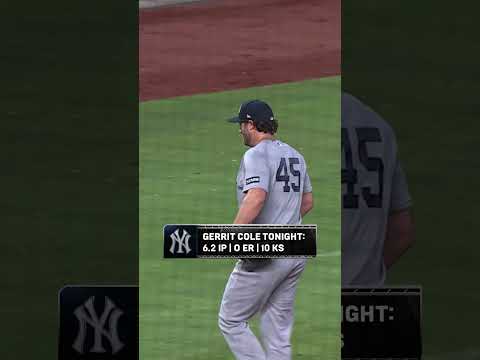 The Cole Train is back ๐ #mlb #yankees #baseball #gerritcole
