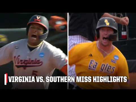 ELIMINATION GAME ⚾️ Virginia vs. Southern Miss | Full Game Highlights | ESPN College Baseball