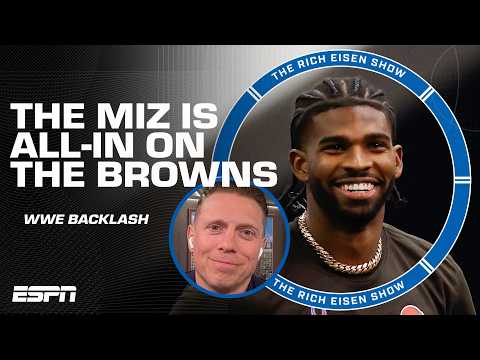 The Miz is CONFIDENT the Cleveland Browns are headed to THE SUPER BOWL! 📈 | The Rich Eisen Show