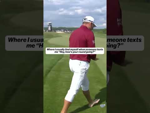 Sergio Garcia somehow saved par on this hole! 😮