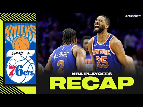 Knicks SWEEP 76ers, advance to Eastern Conference Finals | 2026 NBA Playoffs