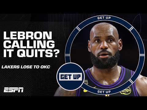 Did LeBron PLAY HIS LAST GAME⁉️ Get Up speculates…