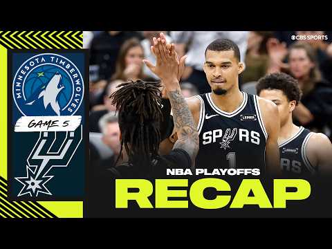 Spurs cruise past Timberwolves, take 3-2 series lead | 2026 NBA Playoffs