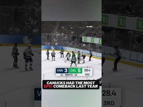 SOMEHOW the Canucks won this game last year #nhl