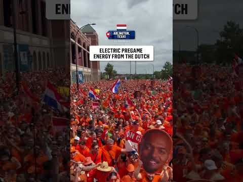 The Dutch are making Arlington orange ahead of their FIFA World Cup opener 🇳🇱