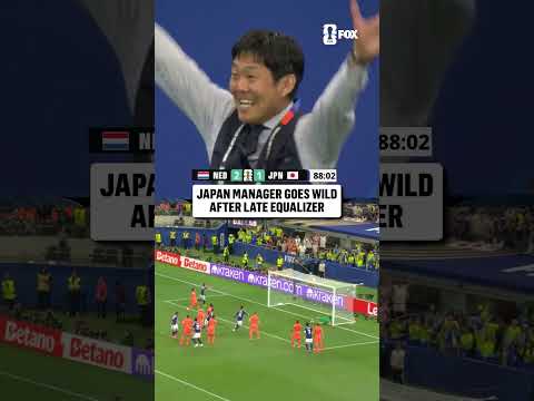 Japan feels the joy of a last-minute equalizer 🇯🇵