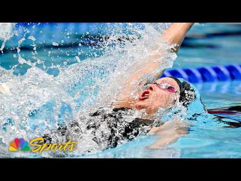 Katharine Berkoff flies to new Pro Series record in 50m backstroke in Indianapolis | NBC Sports