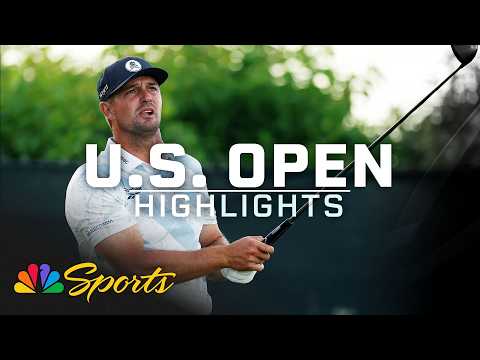 Bryson DeChambeau flexes muscles in Round 1 at 126th U.S. Open | Golf on NBC Sports