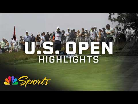 Matt Fitzpatrick catches MASSIVE BREAK with chip-in par at U.S. Open | Golf on NBC Sports