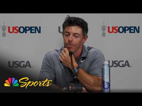 Rory McIlroy reflects on difficult Round 2 at the 2026 U.S. Open | Golf on NBC Sports