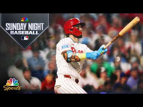 Bryce Harper DRILLS solo shot for 17th home run of the year | Sunday Night Baseball | MLB on NBC