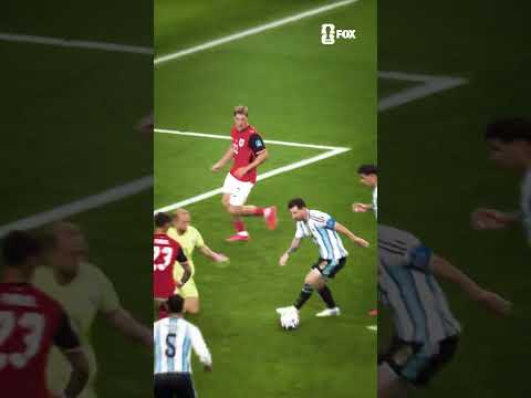 Even when there is PURE CHAOS in the box, Messi still finds the back of the net