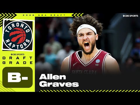 Allen Graves selected No. 19 overall by Raptors | 2026 NBA Draft Grades & Instant Reaction