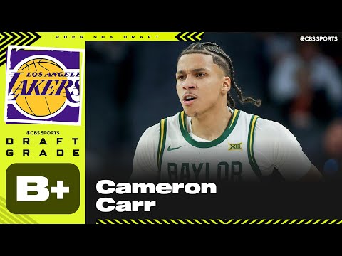Cameron Carr selected No. 24 overall by Lakers | 2026 NBA Draft Grades & Instant Reaction