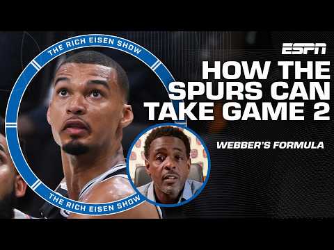 Chris Webber says the Spurs are ‘in trouble’ without THESE adjustments in Game 2 👀 | Rich Eisen Show