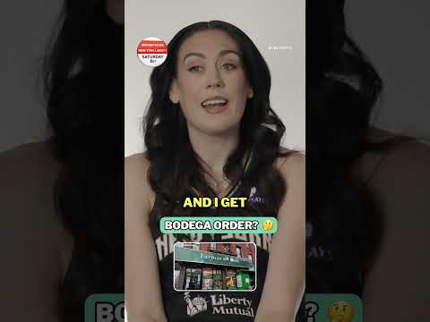 Breanna Stewart gave us the lowdown on her favorite NYC delicacies 🍕 #wnba