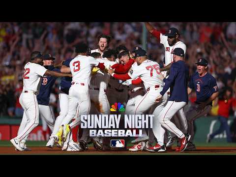 Jarren Duran WALKS IT OFF as Red Sox sweep Yankees in four | Sunday Night Baseball | MLB on NBC