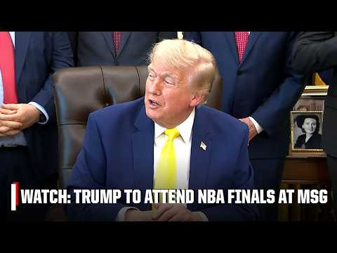 President Donald Trump to attend Spurs-Knicks NBA Finals Game 3 at MSG | ESPN
