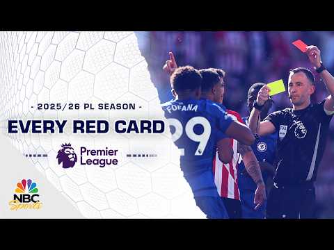 Every red card from the 2025-26 Premier League season | NBC Sports