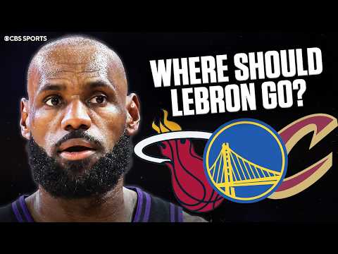 The three BEST landing spots for LeBron James after deciding to leave the Lakers 👀