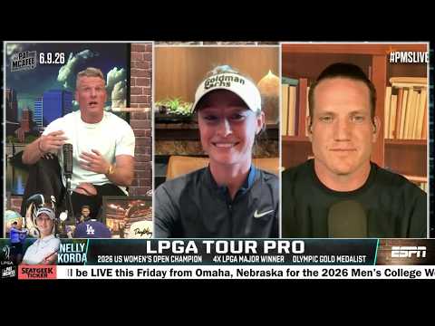 Nelly Korda talks winning the U.S. Women’s Open & offers golf tips to LeBron 😁 | The Pat McAfee Show