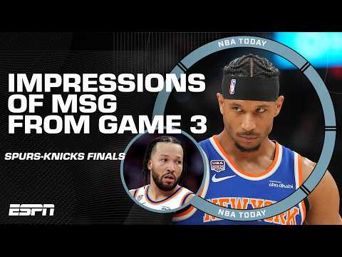 Kendrick Perkins ‘expected more’ from MSG’s environment for Game 4 | NBA Today