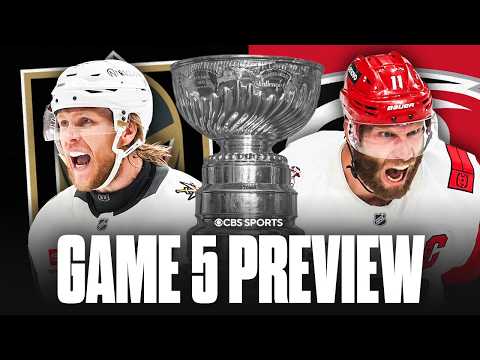 Golden Knights vs Hurricanes Game 5 Preview 🏆 | Stanley Cup Final Predictions & Pick to Win