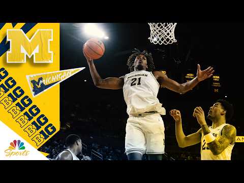 Morez Johnson Jr. highlights: Michigan transfer was EVERYWHERE in 2025-26 | Big Ten on NBC
