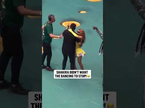 Shakira was having fun after her FIFA World Cup opening ceremony performance