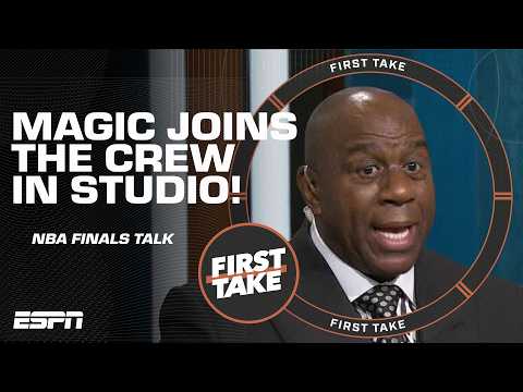 Magic Johnson joins the show! 🎤 Evaluating the Knicks in the 2026 NBA Finals 🔥 | First Take