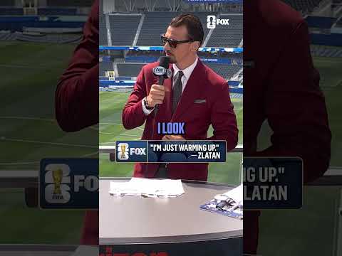 Zlatan is looking good and feeling good after day 1 of the FIFA World Cup