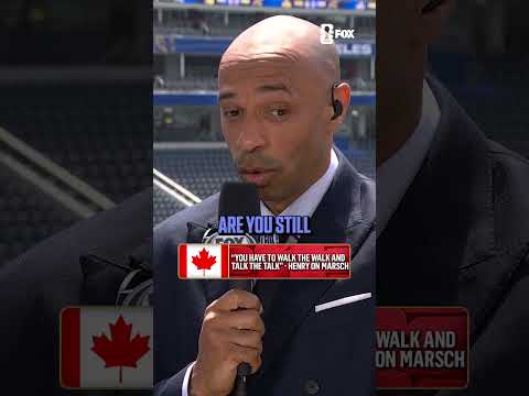 French icon Thierry Henry shares advice with Canada head coach Jesse Marsch