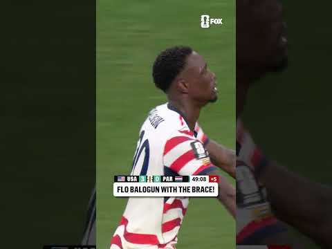 FLO BALOGUN FIRST-HALF BRACE TO MAKE IT 3-0 USMNT