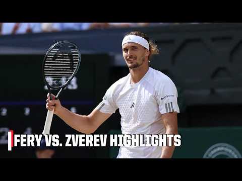 Semifinal: Arthur Fery vs. Alexander Zverev | Full Highlights | 2026 Wimbledon