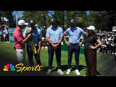Steph Curry, family enjoying American Century Championship crowd and play | ACC | NBC Sports