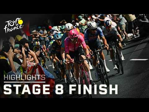 Tour de France 2026 Highlights: Stage 8 finish | Cycling on NBC Sports