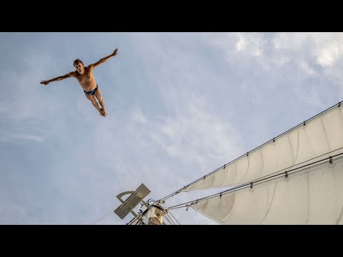 Team USA’s James Lichtenstein joins two world champs on high diving world cup podium | NBC Sports