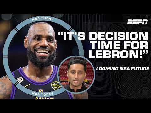 Shams Charania’s insight on when LeBron James could make a decision on his future 👀 | NBA Today