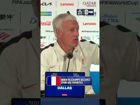 France’s manager still believes that Spain are favorites