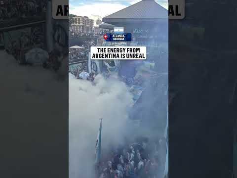 UNREAL SCENES ahead of Argentina vs England in Atlanta