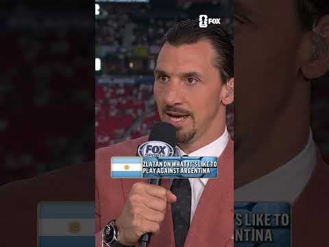 Zlatan shares what it’s like to play vs Argentina from his experience